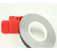 StickersLab - Strisce Moto adesive cerchi rifrangenti riflettenti marca 3M™ stripe for wheel 7mm x 6MT (Nero)