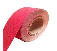 StickersLab - Strisce pellicole adesive rosso antiscivolo antislip pavimenti scale moto bici 25mm (Larghezza - 18,3MT x 25mm)