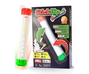 Stickflip - Lanciare, catturare, salire di livello | 10 Giochi con LED e suono, da solo e multiplayer, Gioco elettronico per tutta la famiglia - ChuckaRubba - Stick Flip Grotta dei Lions