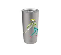 Stickman canto Bicchiere termico in acciaio inox doppia parete