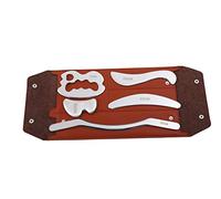 STICKON Gua Sha Set di strumenti di massaggio in acciaio inossidabile Gua Sha Raschiare Strumenti di massaggio IASTM Strumenti Grande Strumento di mobilitazione dei tessuti morbidi (STICKON-39)