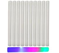Sticks LED in schiuma Set di 10 pezzi Set di grida con luci al neon luminose e varie modalità | Parole luminose lampeggianti per campeggio, concerti, eventi serali, feste sportive,
