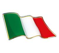 Sticky 3D - Bandiera Italia al vento, 1 pz - 78x40 mm (Pacco da 10)