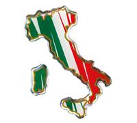 Sticky 3D - Stivale tricolore Italia, 1 pz - 35x66 mm (Pacco da 10)