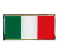Sticky 3D - Tricolore Italia classico, 1 pz - 78x40 mm (Pacco da 10)