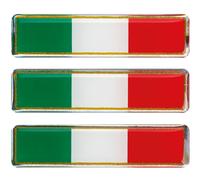 Sticky 3D - Tricolore Italia corto classico, 3 pz - 55x16 mm (Pacco da 10)