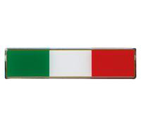 Sticky 3D - Tricolore Italia lungo classico, 1 pz - 110x27 mm (Pacco da 10)