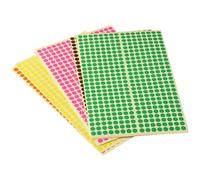 Sticky Dots 39168PCS 6 mm autoadesivi Dot Stickers Multicolor Decorazione Dot Etichette Piccolo Cerchio Decorazione Adesivo Rotondo Coding