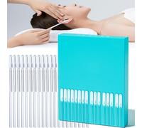 Sticky Ear Cleaning Sticks - Gentle, Visible Ear Care, Ear Wax Stick Reusable Sticky Soft Head Ear Swabs, Adhesive Ear Picks, Ear Cleaning Tools Ear Curette for Kids and Adults (24pcs,4.0x65.0 mm)