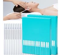 Sticky Ear Cleaning Sticks - Gentle, Visible Ear Care, Ear Wax Stick Reusable Sticky Soft Head Ear Swabs, Adhesive Ear Picks, Ear Cleaning Tools Ear Curette for Kids and Adults (48pcs,5.0x65.5 mm)