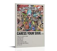 Sticky Fingers Caress Your Soul Poster per camera da letto, stampa artistica da parete estetica moderna su tela, decorazione per la famiglia, artista, bagno, paesaggio, stile cornice, 20 x 30 cm