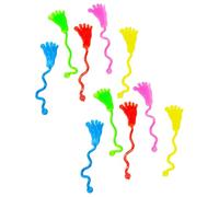 Sticky Foot Toy Bulk, 10 x Retractable Sticky Feet on String, Elastic Sensory Wall and Window Climbing Game, Favor for Kids, Boys and Girls, Classroom Prize, 5,71 x 1,38 pollici