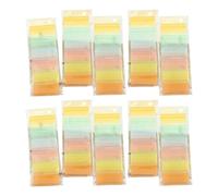 Sticky Index Tabs, 60 Pieces Transparent Page Flags for Clean Marking, Smooth Pull Design with Reposition Function, Notes Markers for Offices School Documents, Film Assorted Colors, 1.57x1.18x0.04inch