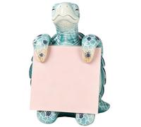 Sticky Note Dispenser | Resin Sea Turtle Statue with Sticky Notes | Memo Pad Dispenser Animal Figurine For Teachers Home Office Classroom School Study Students