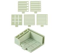 Sticky Note Stencil, Portable Storage Tool, Memo Organizer Template