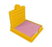 Sticky Note Stencil | Reusable Sticky Note Stencil And Holder - 3x3 Inches Reusable Memo Pad For To-dosList Accessories Dorm Home School Workplace Travel Teacher Family And Others