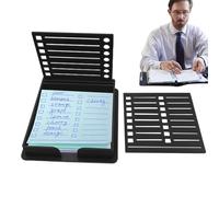 Sticky Note Stencil, Sticky Note Holder with Stencil,Reusable Organizer,Perfect for to-Do Lists, Neat and Orderly Space, Underline, Check Box Drawing,for Desk Home School Supplies