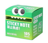 Sticky Notes, CuteTransparent Sticky Note Pads, Pull-Out Colorful 105 Sheets Per Roll Memo for Highlighting, for Notebook, Workplace, School, Home, Reminder, Planner, Students