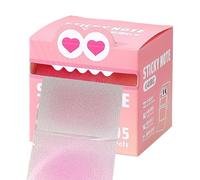 Sticky Notes, CuteTransparent Sticky Note Pads, Pull-Out Colorful 105 Sheets Per Roll Memo for Highlighting, for Notebook, Workplace, School, Home, Reminder, Planner, Students