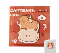 Sticky Notes - Notepads | Memo Pads | 30 fogli removibili Notepads, Cartoon Animal Capybara Sticky Notes, Cute Classroom Supplies, School Supplies, Perfect For Taking Notes & Reminders