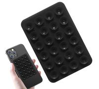 Sticky Phone Grip, Sticky Smartphone Suction Grip, Silicone Suction Phone Case for Bathroom Mirror