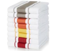 Sticky Toffee, strofinacci da cucina da 50 x 70 cm in 100% cotone, riutilizzabili e assorbenti, per bar, ristorante, cucina, confezione da 8 pezzi