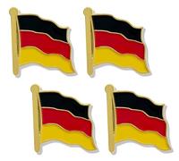 stidsds Spilla con bandiera della Germania - Spilla smaltata con bandiera della Germania, da uomo e da donna, per abito e decorazione patriottica in metallo, souvenir per cappelli e zaini (confezione