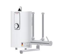 STIEBEL ELTRON Scaldabagno elettronico compatto DCE 11/13 H + rubinetto MEKD per cucina, prodotto in Germania, attacco fisso 400 V, adatto a energia solare, montaggio a soffitto, certificato VDE