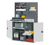 STIER Armadio per computer Premium mobile largh.xprof.xalt. 1100x520x1895 mm mobile Quantità:1