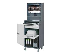 STIER Armadio per computer Premium mobile largh.xprof.xalt. 650x520x1895 mm Quantità:1