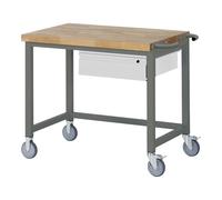 STIER Banco da lavoro mobile Premium con 1 cassetto largh.xprof.xalt. 1000x700x880 mm Quantità:1