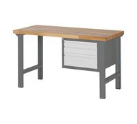 STIER Banco da lavoro Premium con 3 cassetti largh.xprof.xalt. 1500x700x840 mm Quantità:1