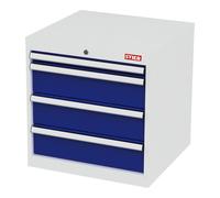 STIER Cassettiera grigio chiaro/blu genziana Quantità:1