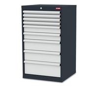 STIER Cassettiera con 9 cassetti largh.xprof.xalt. 600x575x1020 mm Quantità:1