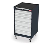 STIER Cassettiera mobile con 6 cassetti largh.xprof.xalt. 600x575x1090 mm Quantità:1