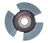 STIER Disco abrasivo lamellare View Line 125 x 22,23 grana 80 Quantità:10