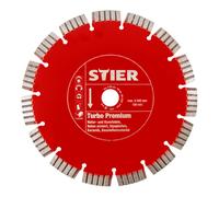 STIER Disco per troncatura diamantato Turbo Premium ø400 mm foro 20 / 25,4 mm Quantità:1
