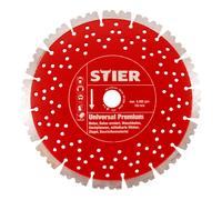 STIER Disco per troncatura diamantato Universal Premium ø400 mm foro 20 / 25,4 mm Quantità:1