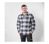 STIER Heavy Flannel Shirt bci cotton M buffalo plaid grey Quantità:1