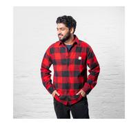 STIER Heavy Flannel Shirt bci cotton M buffalo plaid red Quantità:1