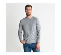 STIER Longsleeve Logo Capsule organic cotton S Grey Melange Quantità:1