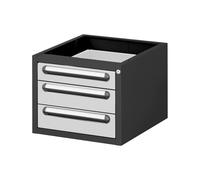 STIER Mobiletto contenitore Premium con 3 cassetti LxPxA 480x600x395 mm Quantità:1