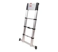 STIER Scala telescopica Premium 3,2 m, 11 pioli, scala pieghevole, scala estraibile, alluminio di alta qualità, portata 150 kg, scala multiuso, antiscivolo, robusta