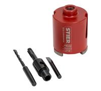 STIER Set di foretti per prese elettriche M16 SDS-plus 68 mm Quantità:1