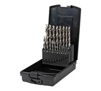 STIER Set di punte elicoidali Standard DIN 338 HSS-G 1-10 mm 19 pezzi in cassetta Quantità:1
