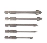 STIER Set di punte per piastrelle 5 pz. bit da 1/4 pollice 4 - 10 mm Quantità:1