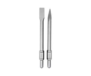 STIER Set di scalpelli a punta piatti SDS-HEX 30 mm 410 mm per martello demolitore