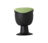 STIER Sgabello girevole e inclinabile con base a piastra altezza della seduta 465-585 mm con imbottitura verde Quantità:1