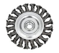 STIER Spazzola circolare ø 115 mm, M14, 0,5 mm, intrecciata, acciaio Quantità:1