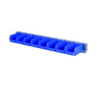 STIER Supporto per contenitori, comprese vaschette a bocca di lupo larghezza 1446 mm 13 vaschette a bocca di lupo dim. 2 Quantità:1
